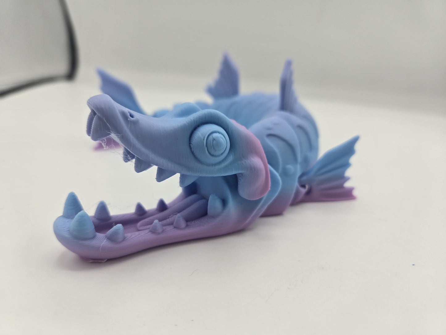 Flexi Barracuda Fish Articulated 3D Print