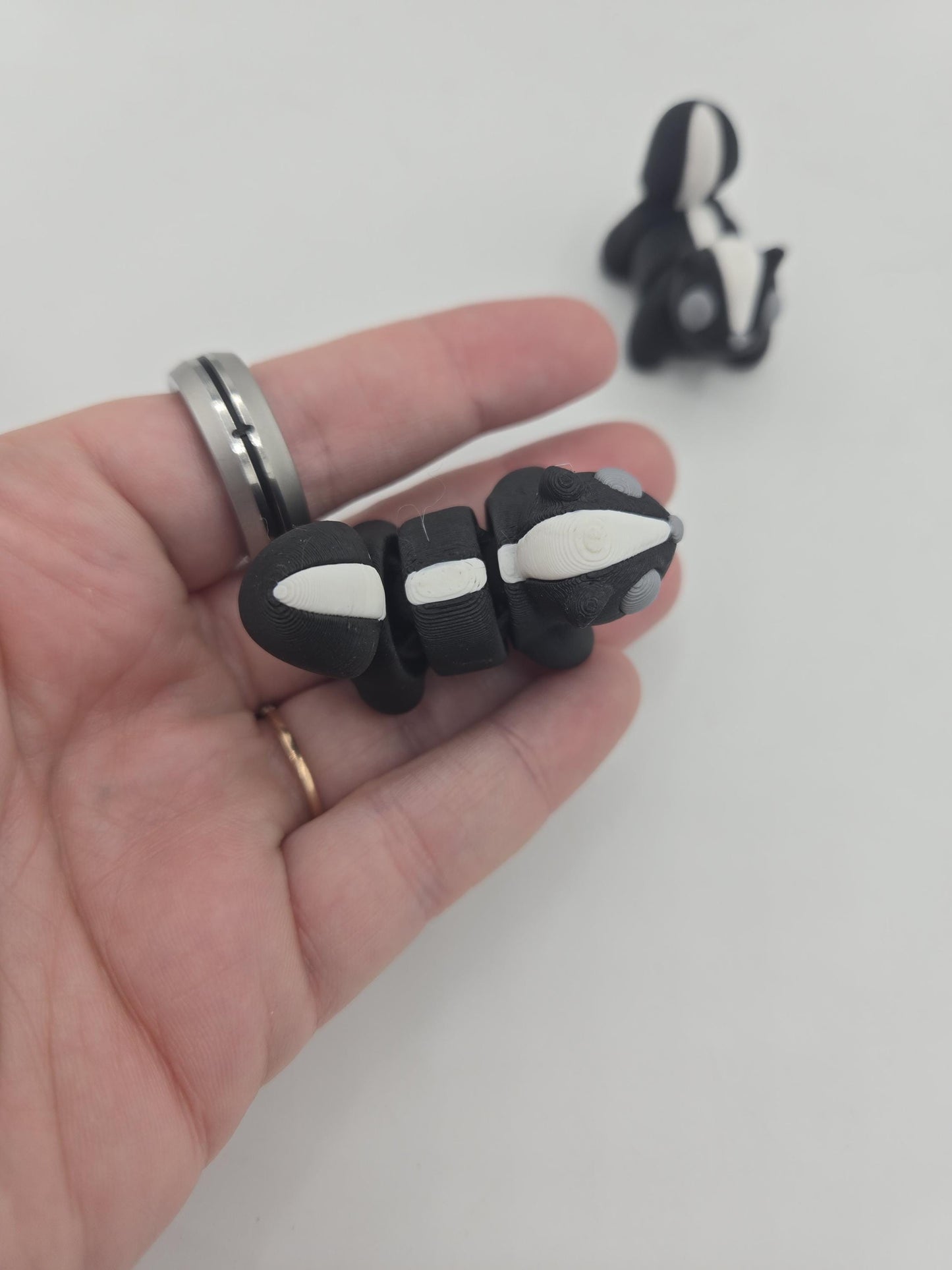 Tiny Baby Skunk Flexi Articulated Animal Desk Buddy 3D Print