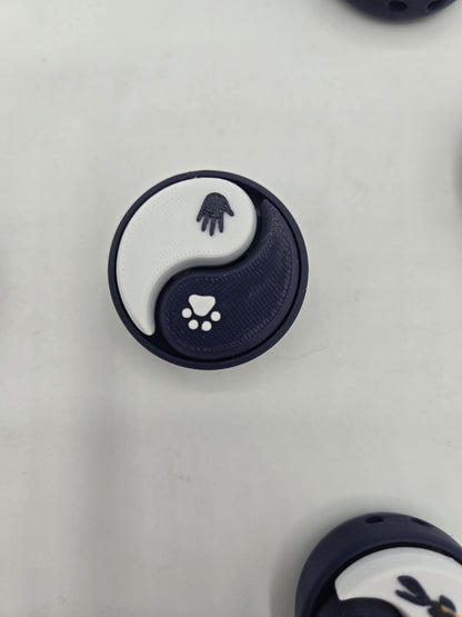 Yin Yang Dual Clicker Mechanical Key Switch Fidget 3D Print