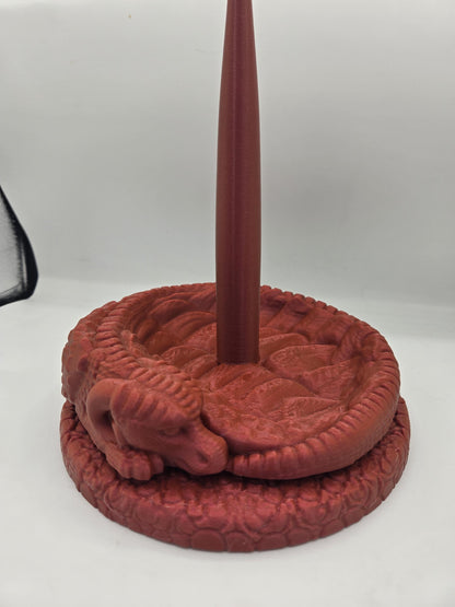 Dragon Yarn Spinner Fiber Art Accessory Fantasy 3D Print