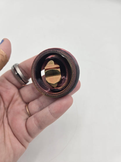 Celestial Star and Moon Fidget Spinner 3D Print