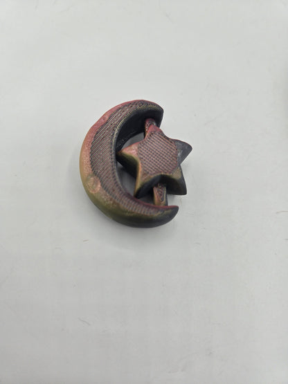 Celestial Star and Moon Fidget Spinner 3D Print