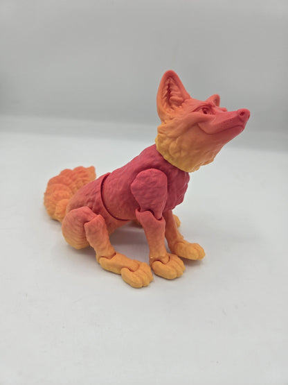 Flexi Fox Cute Animated Style 3D Print