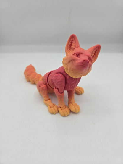 Flexi Fox Cute Animated Style 3D Print