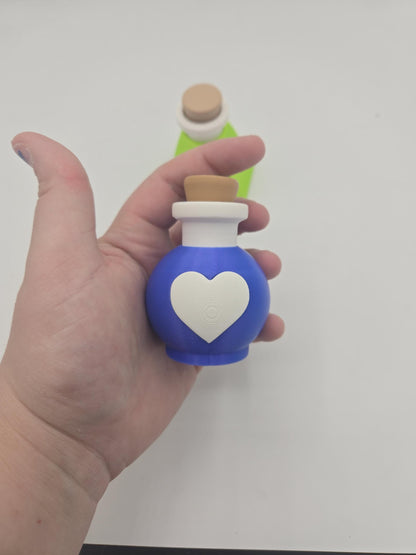 Health Potion or Poison Bottle Mechanical Key Clicker 3D Print