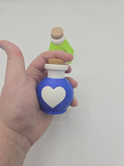 Health Potion or Poison Bottle Mechanical Key Clicker 3D Print