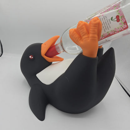Penguin Wine Bottle Holder Silly Display 3D Print