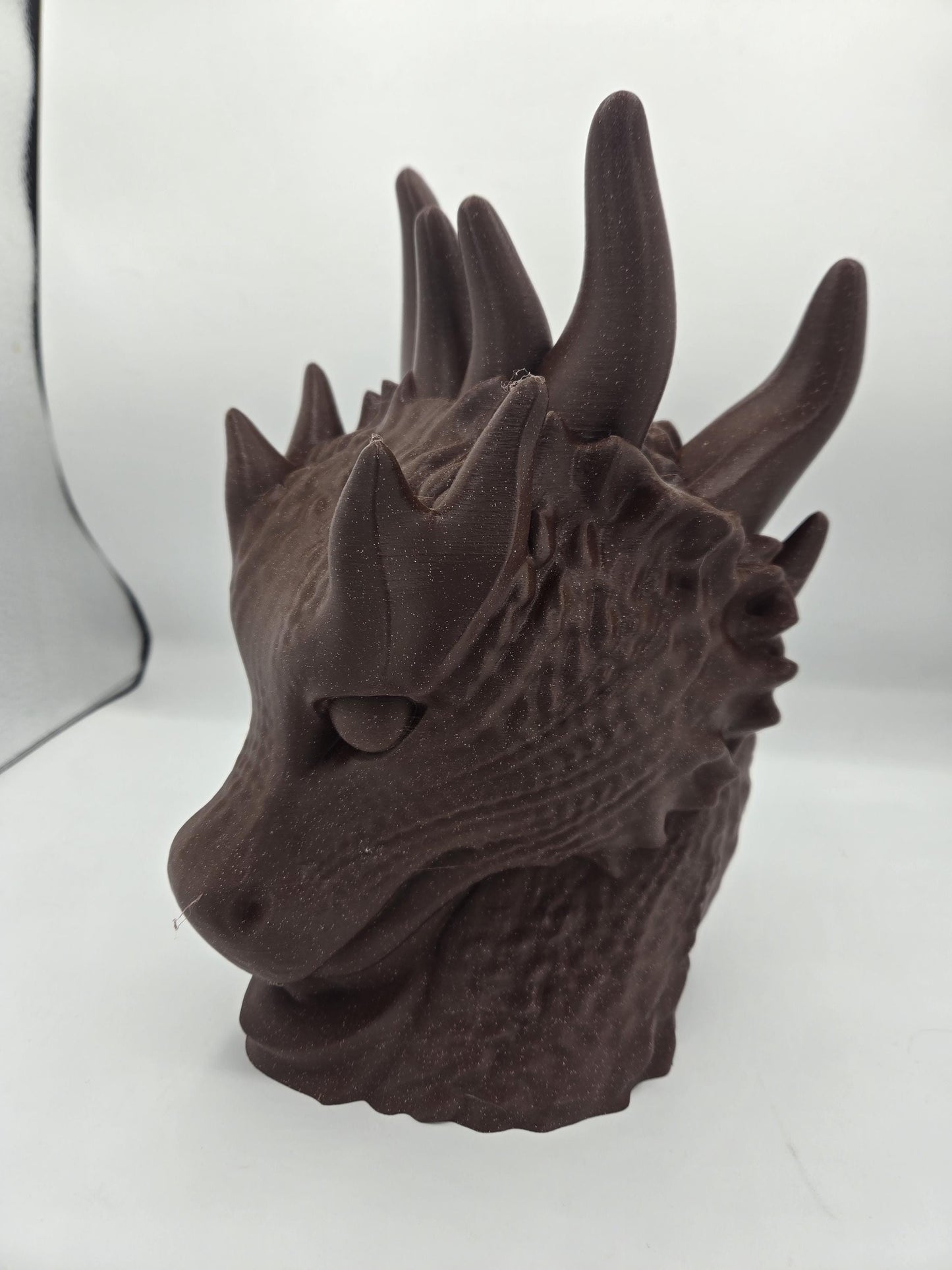Dragon Bust Style Headset/Headphone Stand or Fantasy Home Decor 3D Print