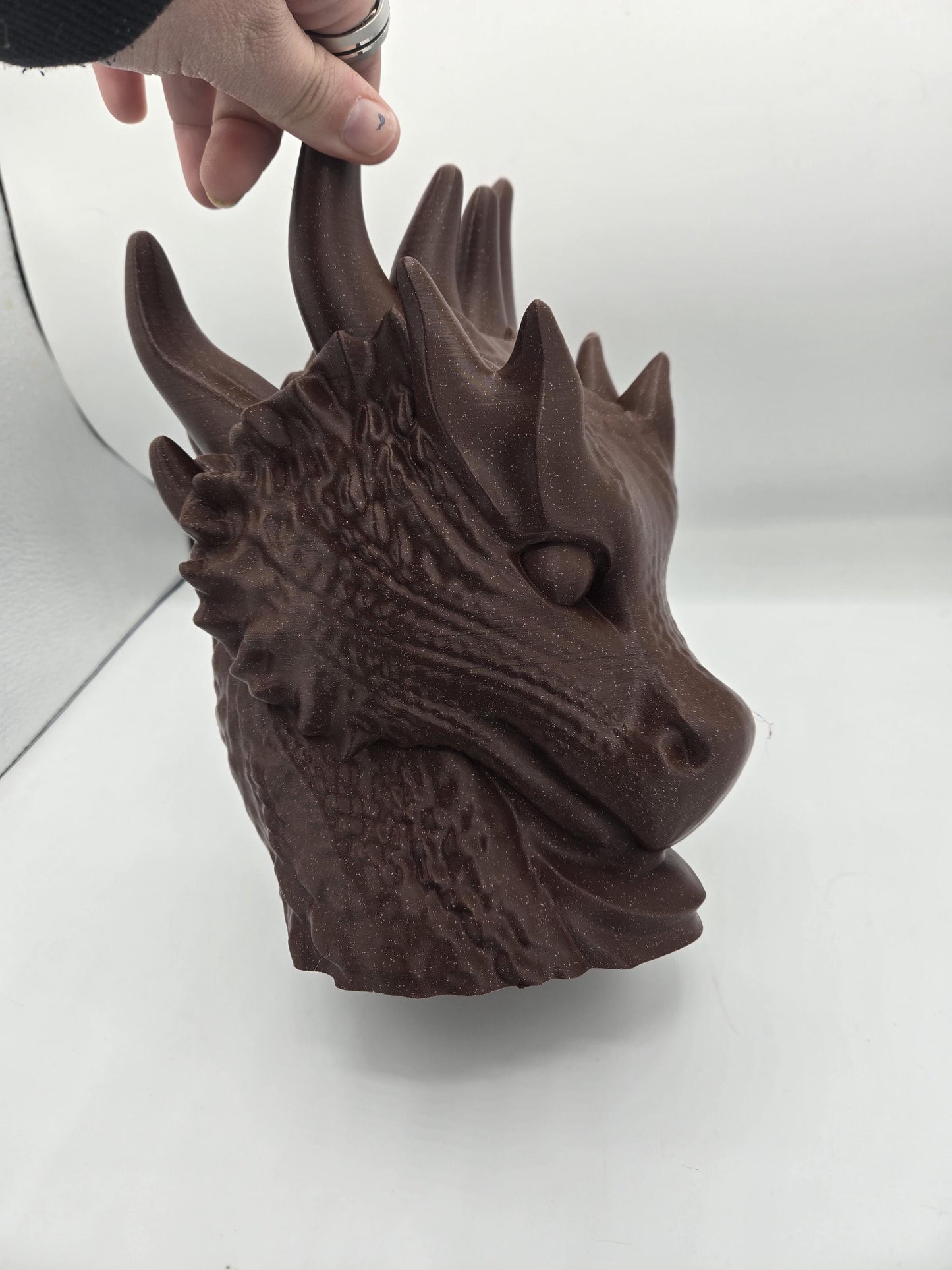 Dragon Bust Style Headset/Headphone Stand or Fantasy Home Decor 3D Print