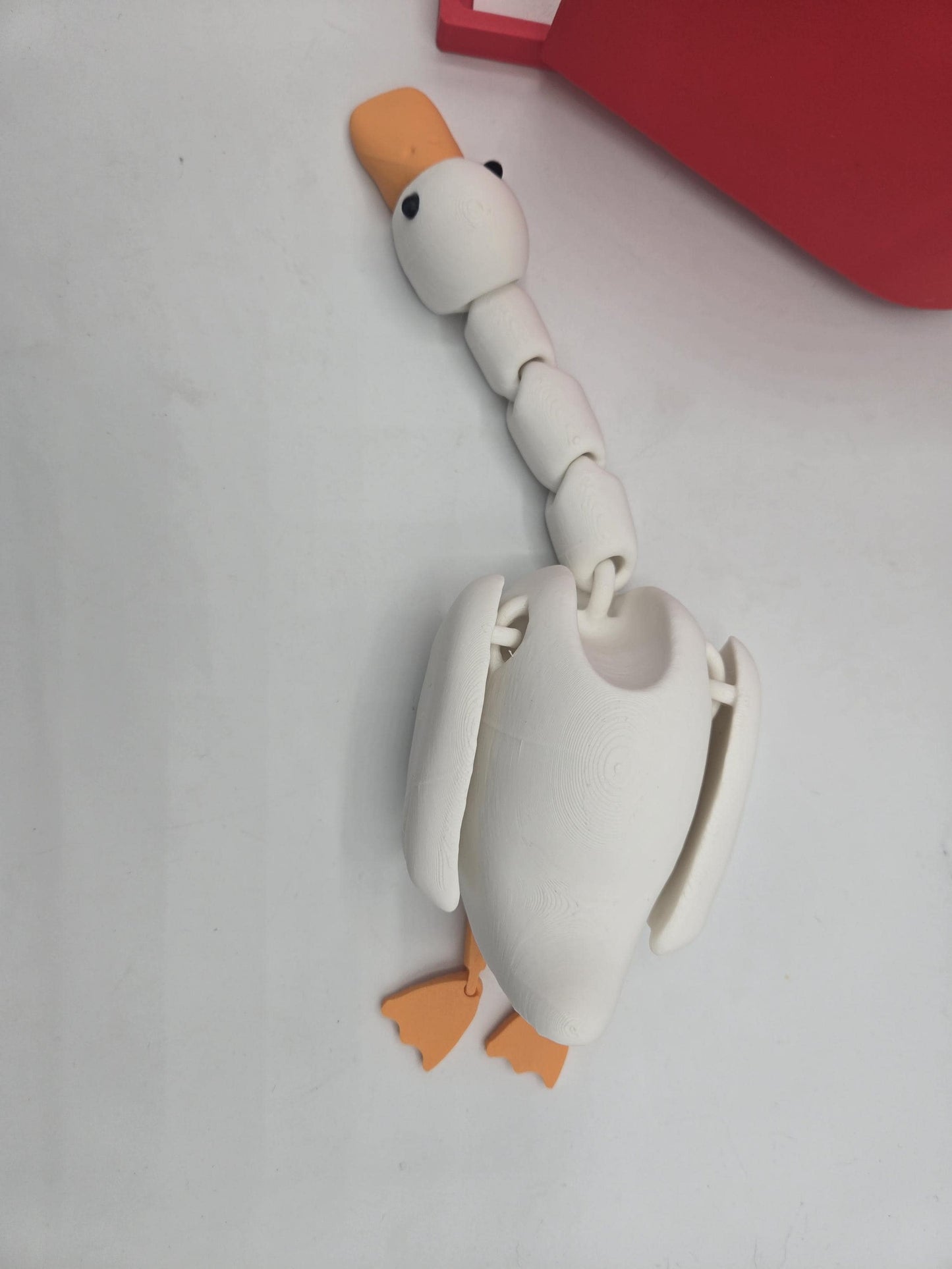 Duck Flexi with Heart Box and Silly Message 3D Print