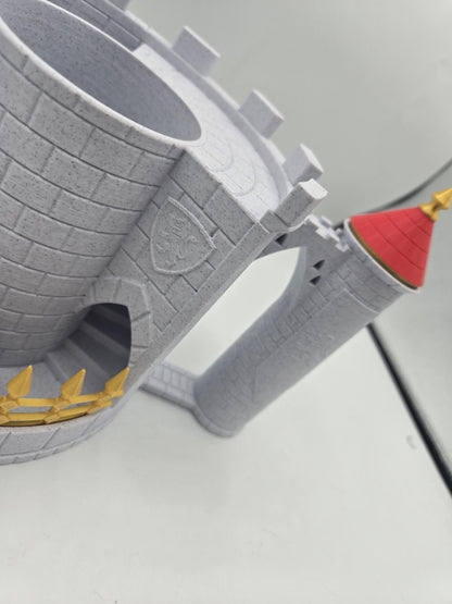Medieval Castle Dice Tower and Can Holder Combo 3D Print