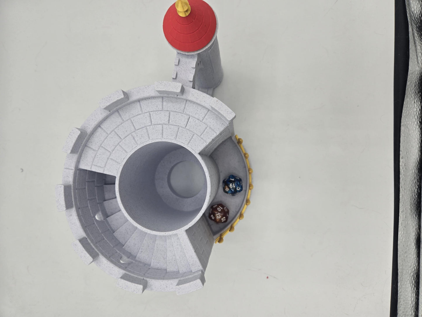 Medieval Castle Dice Tower and Can Holder Combo 3D Print