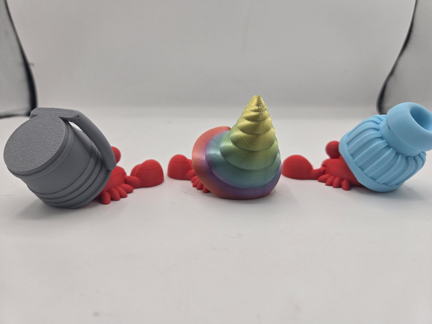 Hermit Crab Mechanical Key Clicker | Variety of Shell Types | 3D Print
