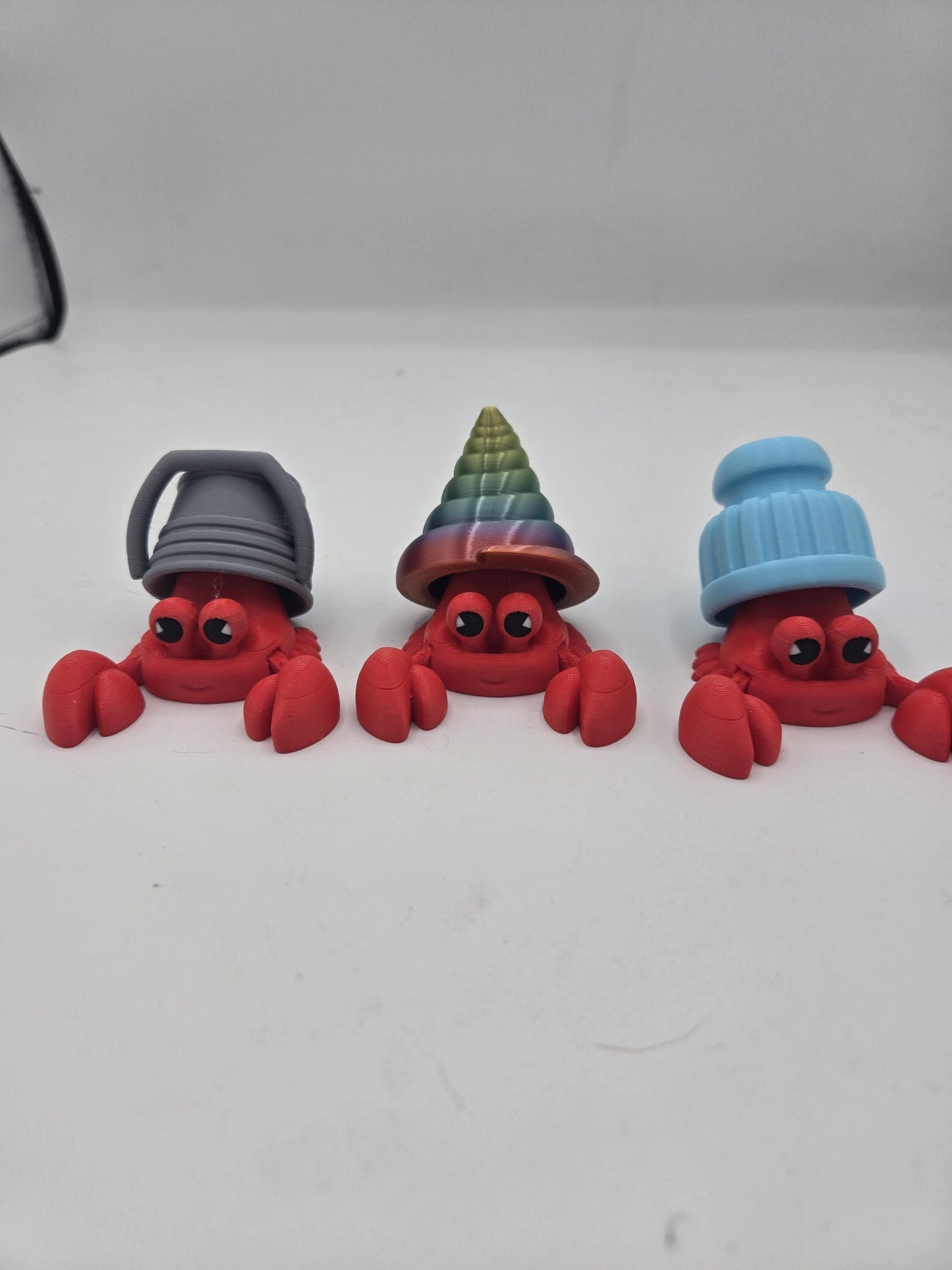 Hermit Crab Mechanical Key Clicker | Variety of Shell Types | 3D Print