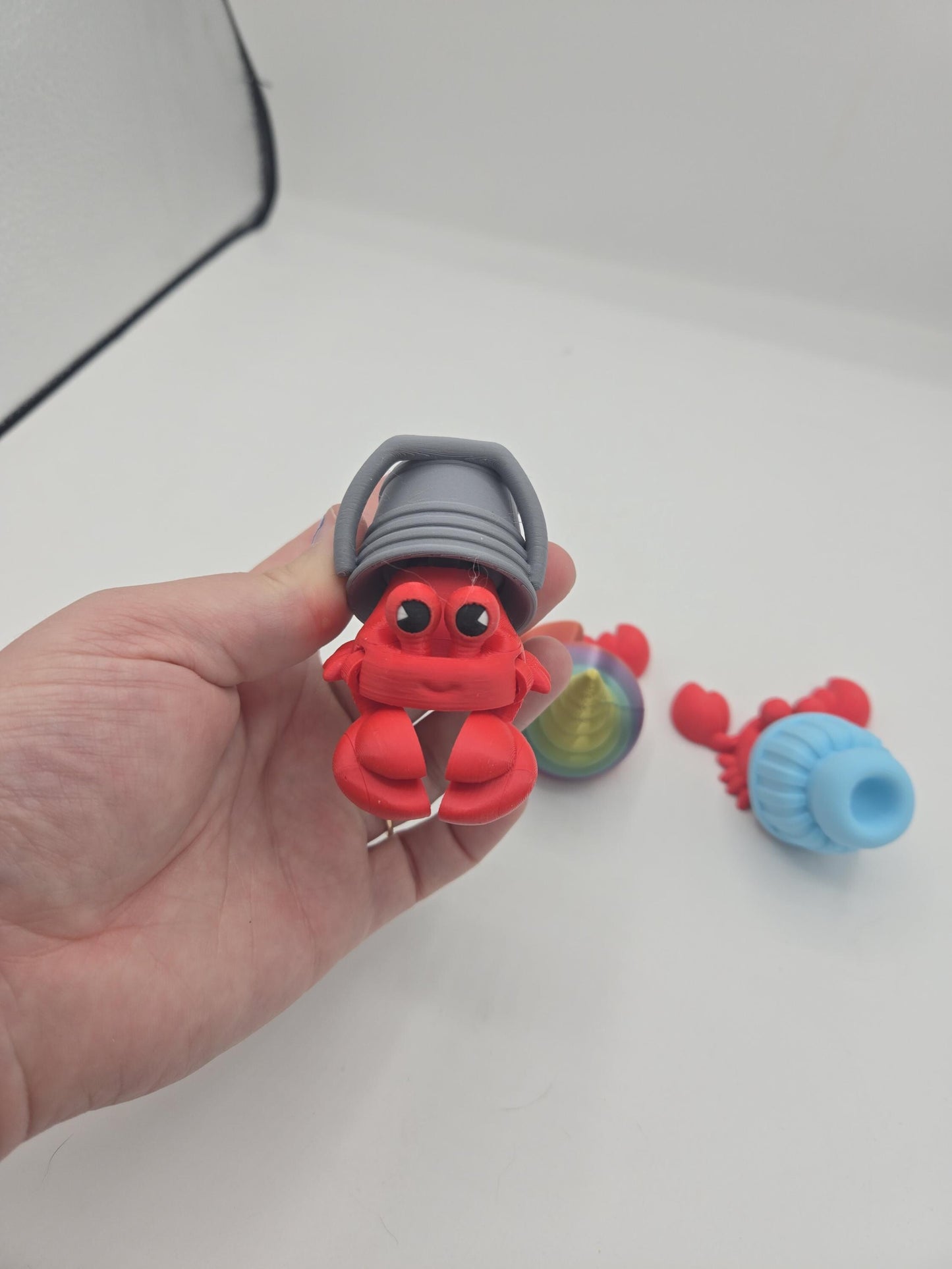 Hermit Crab Mechanical Key Clicker | Variety of Shell Types | 3D Print