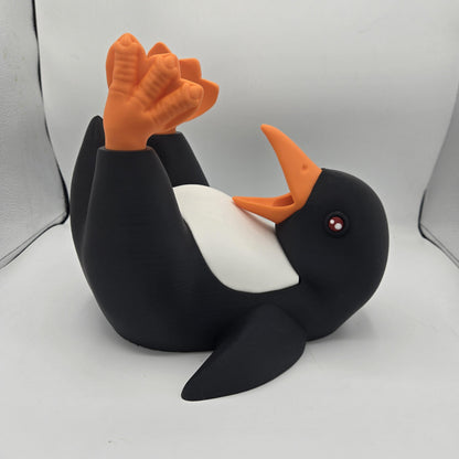 Penguin Wine Bottle Holder Silly Display 3D Print