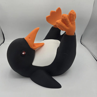 Penguin Wine Bottle Holder Silly Display 3D Print
