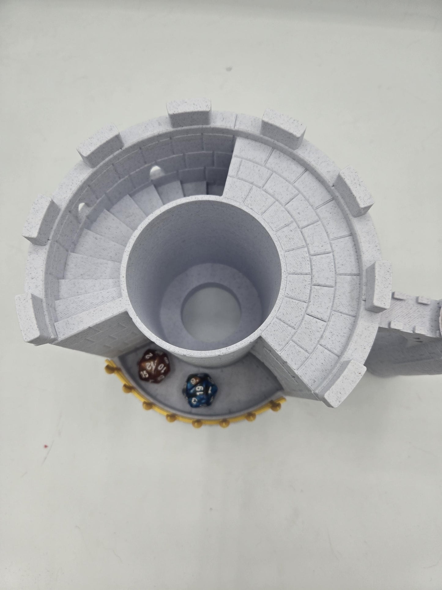 Medieval Castle Dice Tower and Can Holder Combo 3D Print