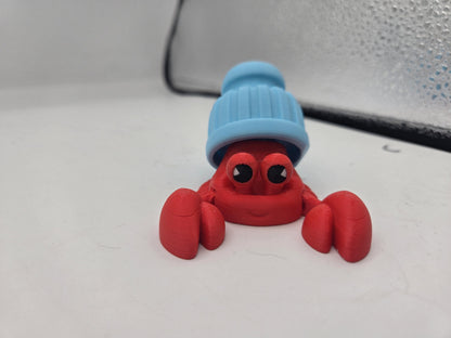 Hermit Crab Mechanical Key Clicker | Variety of Shell Types | 3D Print