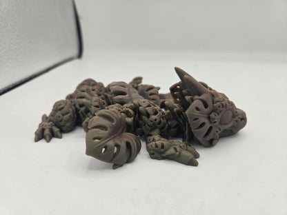 Monstera Plant Baby Dragon Articulated Flexi 3D Print