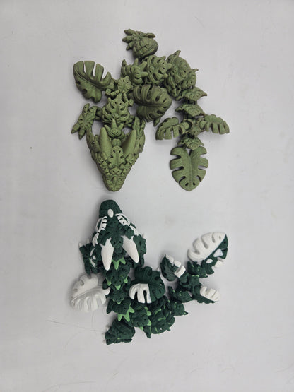 Monstera Plant Baby Dragon Articulated Flexi 3D Print