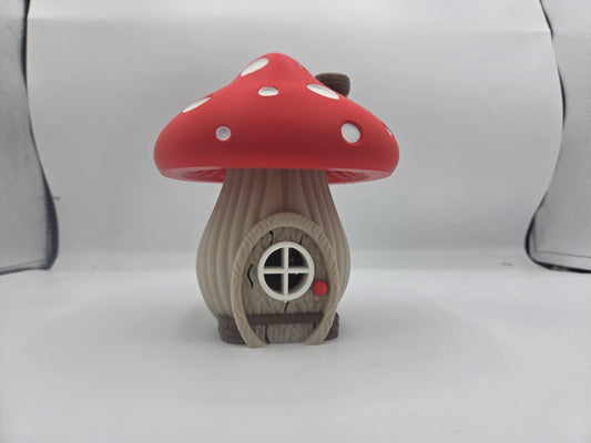 Mushroom fairy house cottagecore 3D print view 1