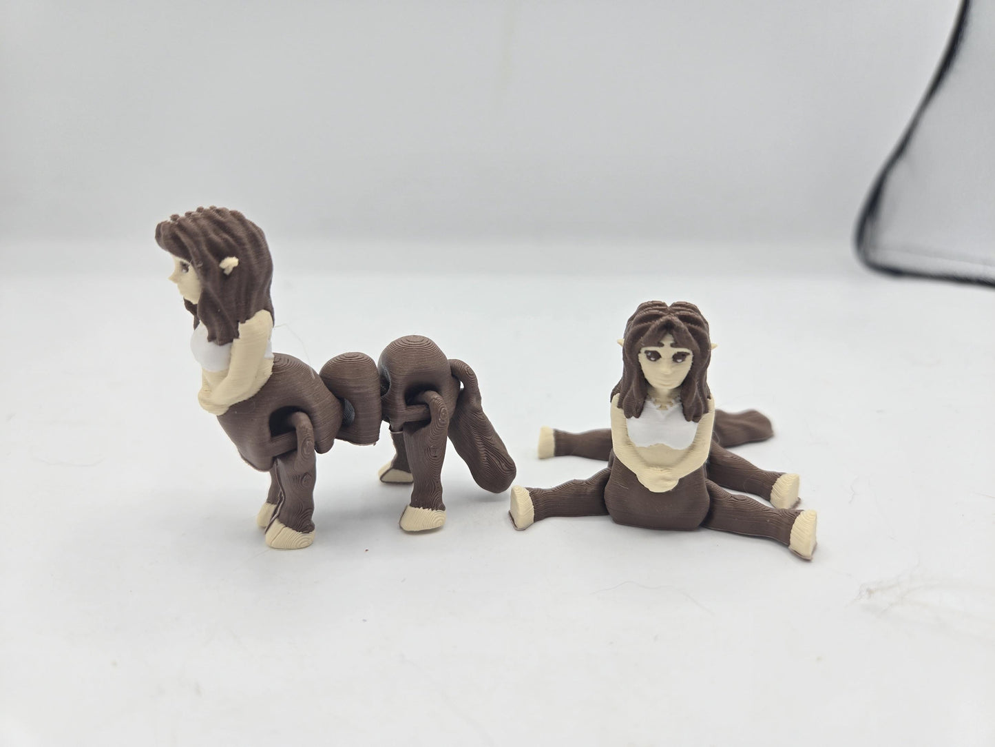 Tiny centaur flexi articulated 3D print view 3