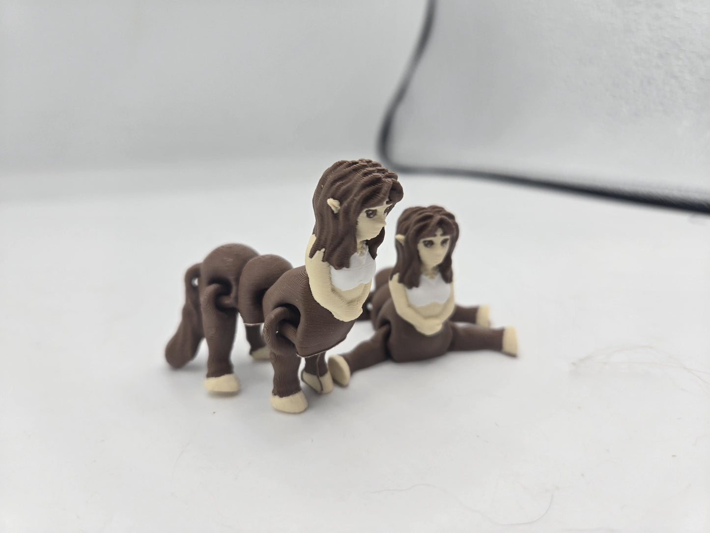 Tiny centaur flexi articulated 3D print view 2