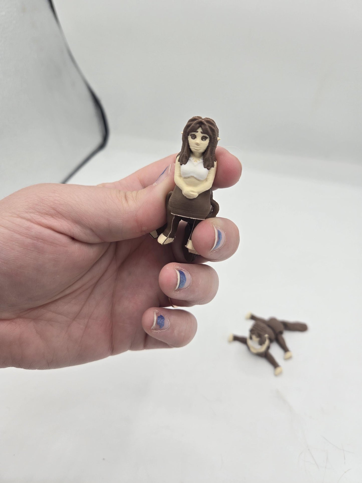 Tiny centaur flexi articulated 3D print view 4