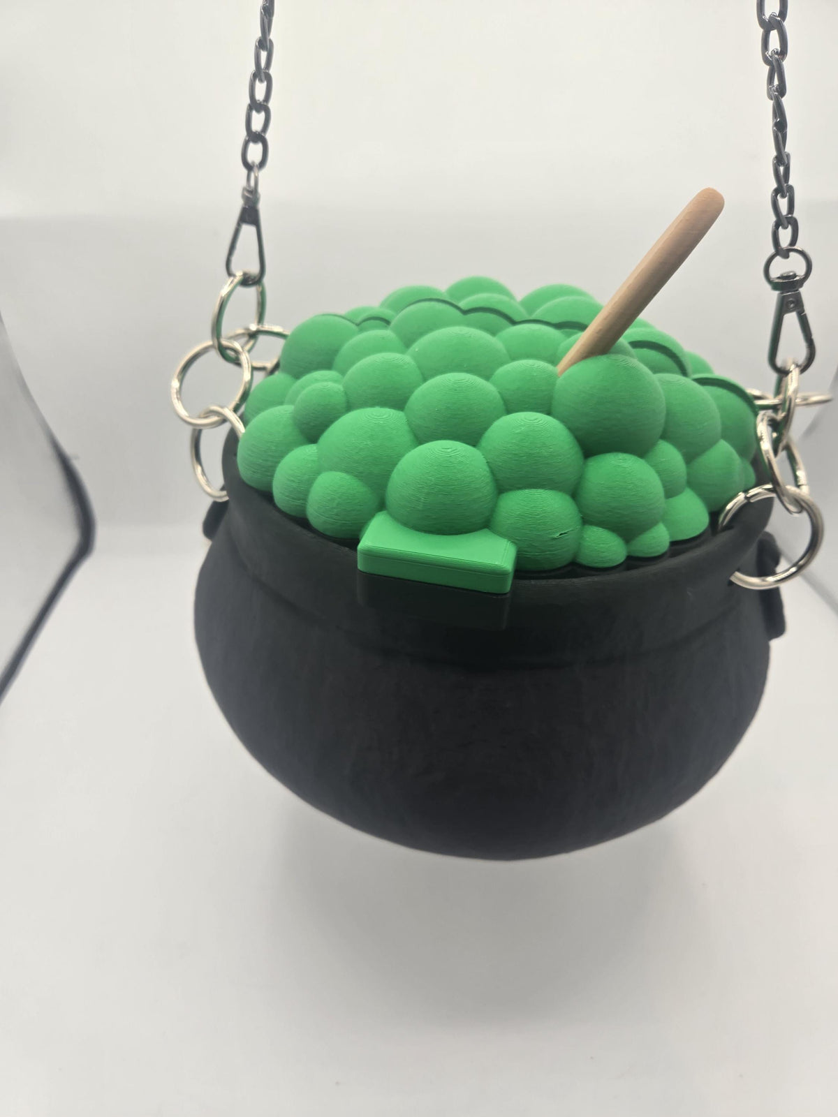 Cauldron Spooky Witch Halloween Purse 3D Print