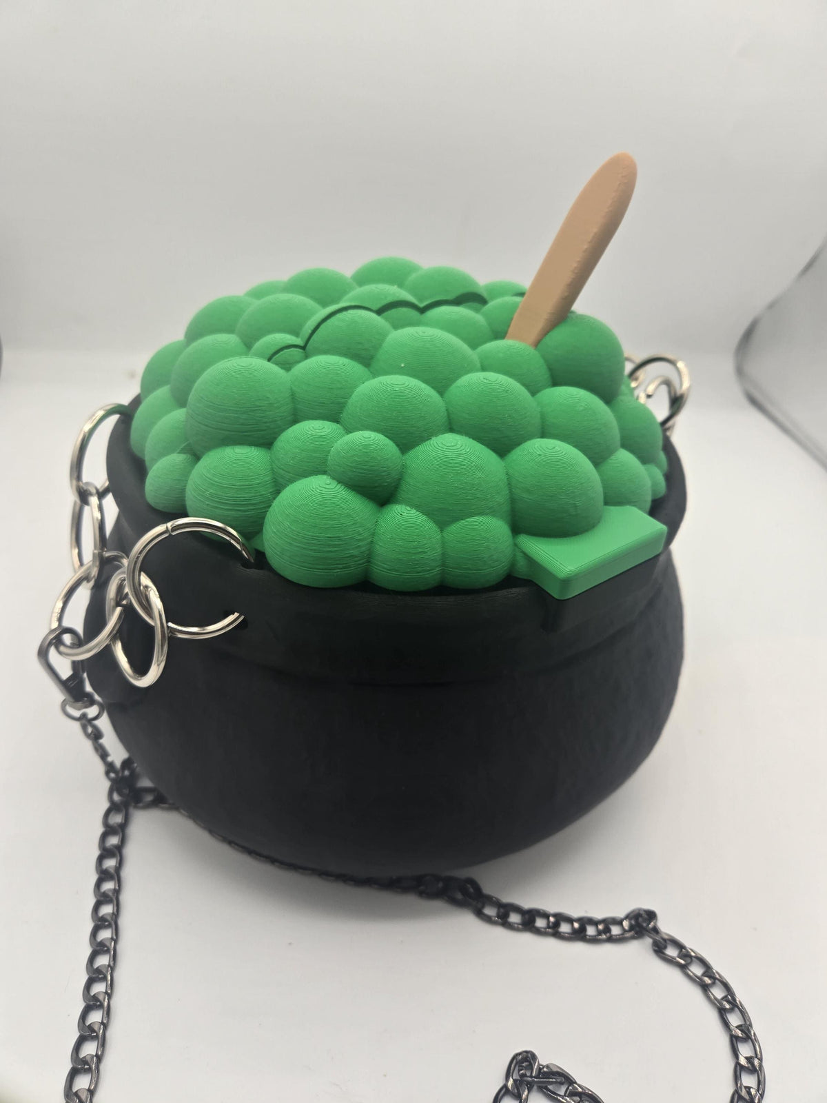 Cauldron Spooky Witch Halloween Purse 3D Print