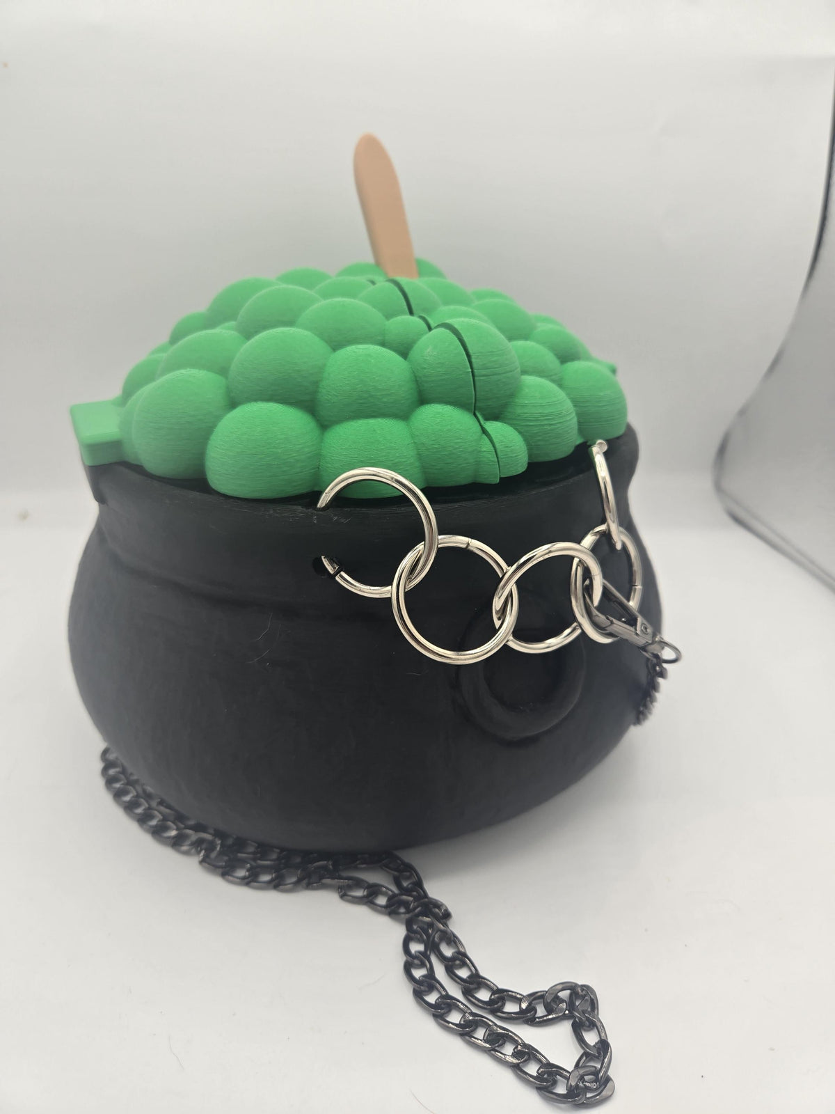 Cauldron Spooky Witch Halloween Purse 3D Print