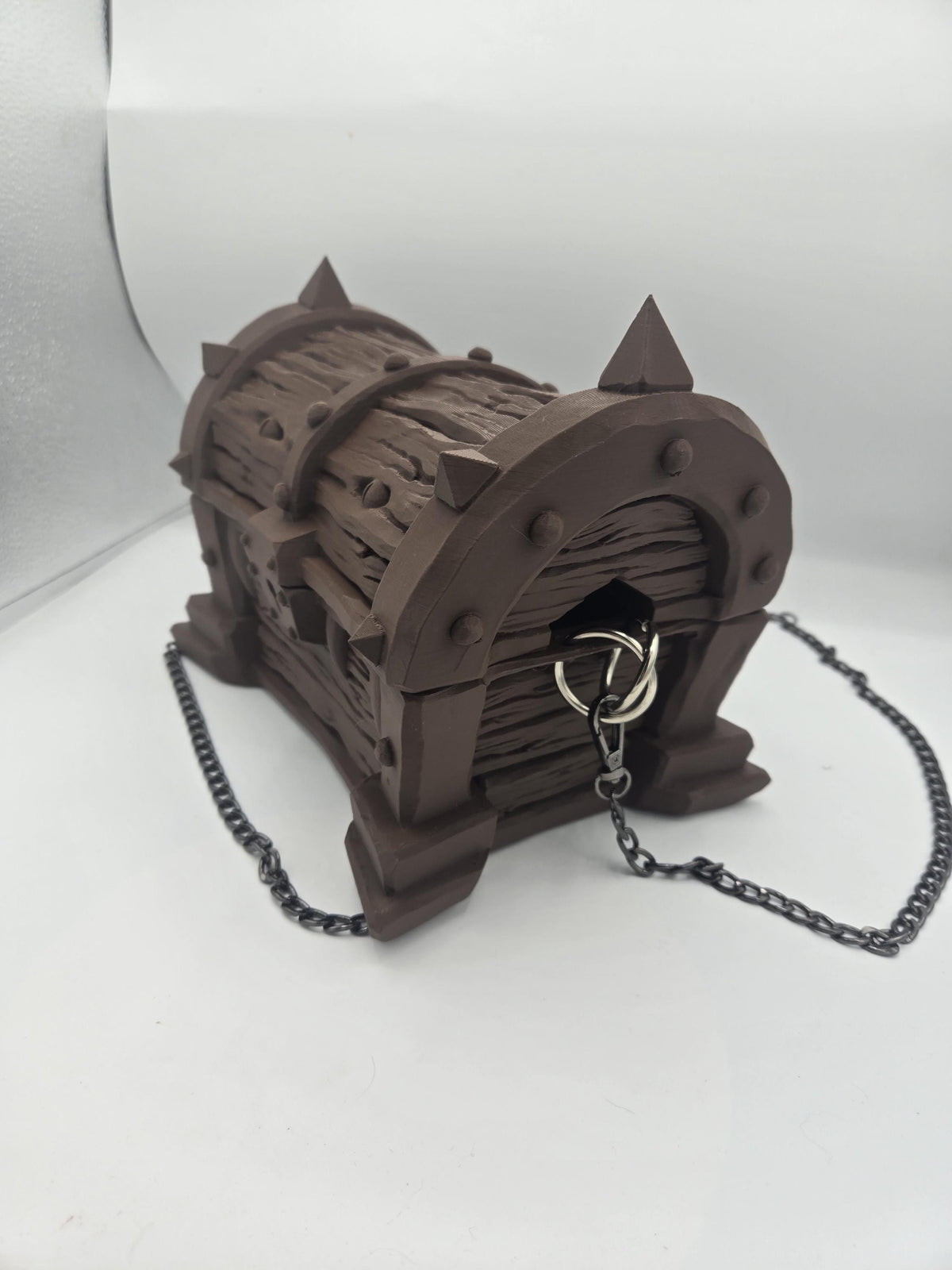 Mimic Treasure Chest Purse – Fantasy RPG Handbag, DnD Cosplay Bag, 3D Printed Accessory
