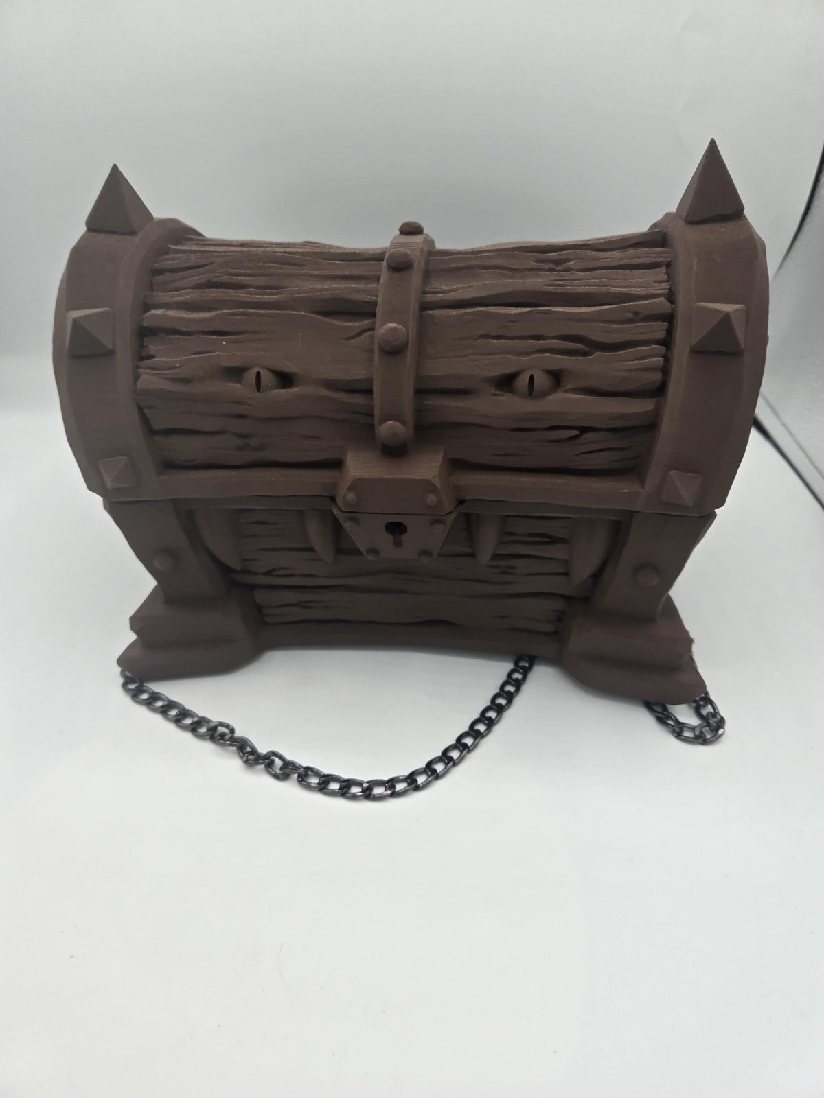 Mimic Treasure Chest Purse – Fantasy RPG Handbag, DnD Cosplay Bag, 3D Printed Accessory