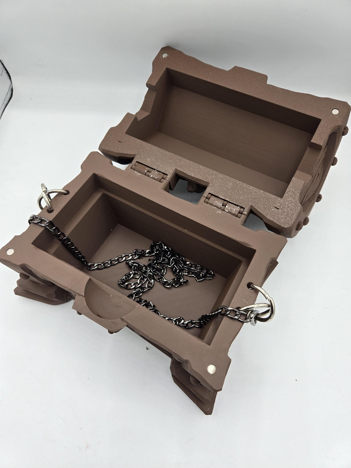 Mimic Treasure Chest Purse – Fantasy RPG Handbag, DnD Cosplay Bag, 3D Printed Accessory