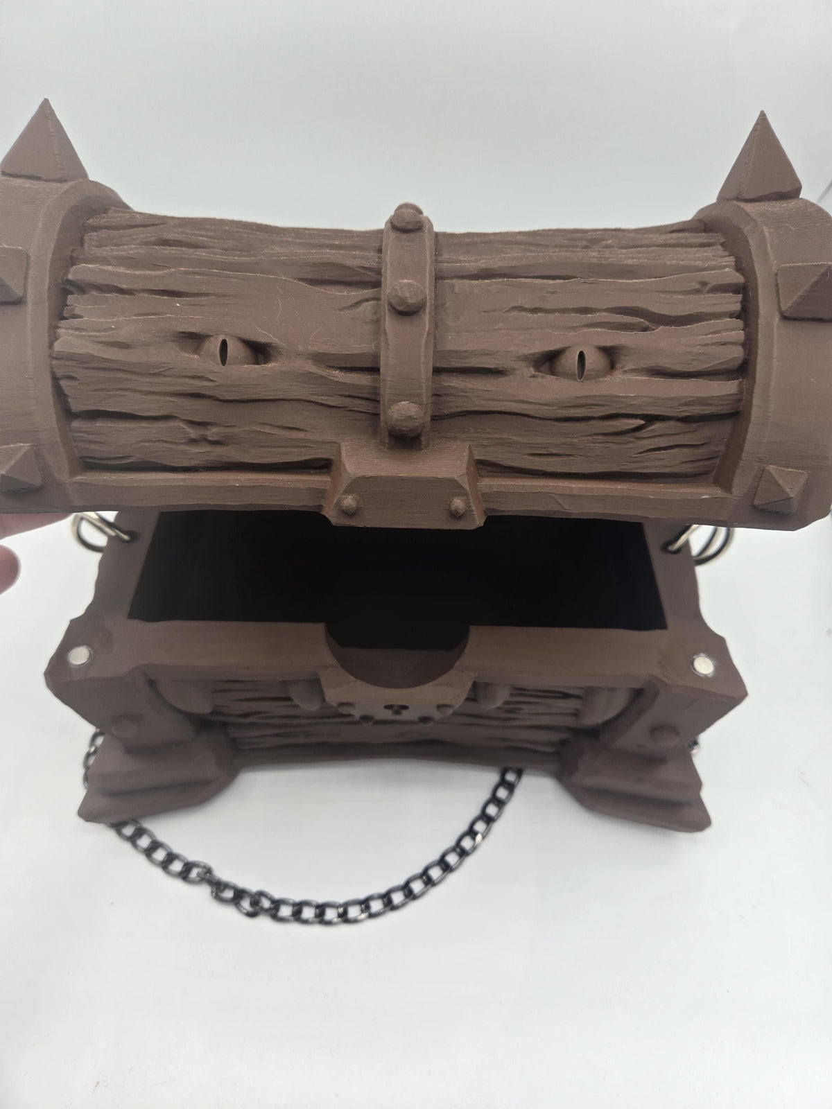 Mimic Treasure Chest Purse – Fantasy RPG Handbag, DnD Cosplay Bag, 3D Printed Accessory