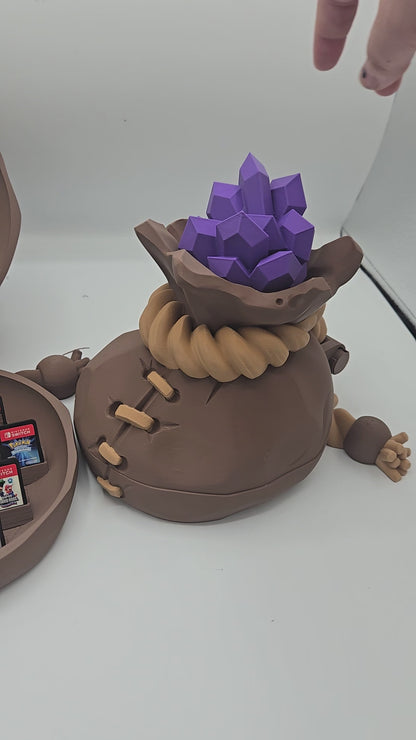 Rupee Bag Nintendo Switch Game Storage Holder – Zelda-Inspired Treasure Sack