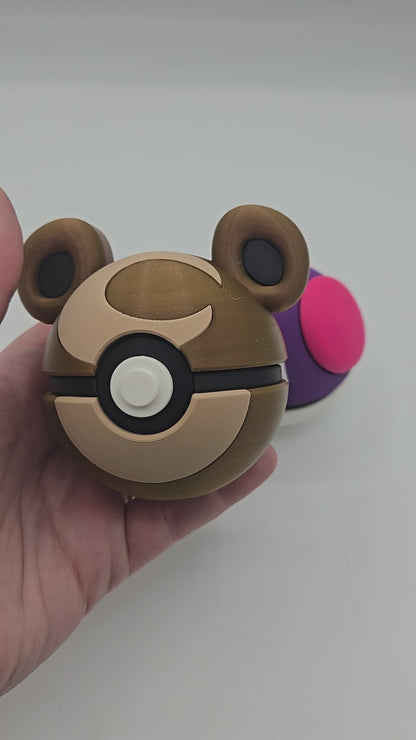 Pokémon Pokéball Inspired Clickers 3D Print